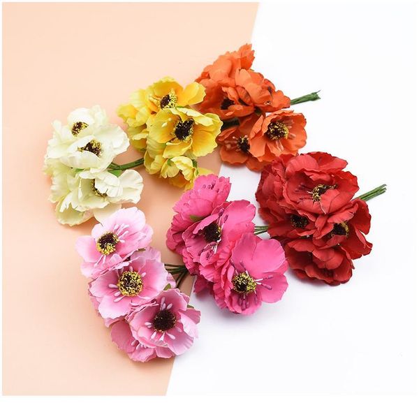 6 pieces artificial plants decorative flowers wreaths diy gifts box scrapbook christmas decorations for home wedding sil jllcir
6 pieces artificial plants decorative flowers wreaths diy gifts box scrapbook christmas decorations for home wedding sil jllcir