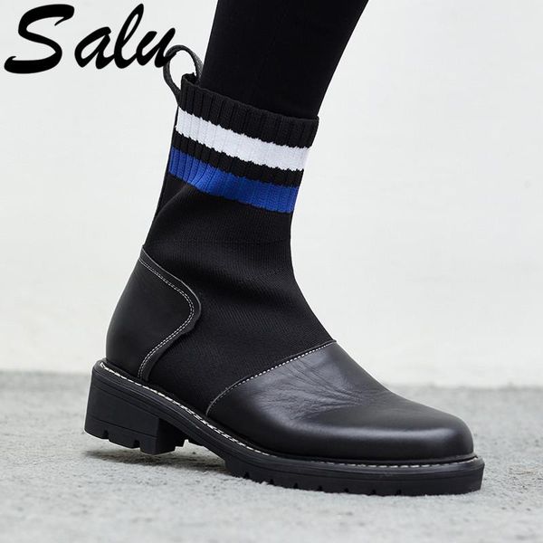 boots salu lace up fashion thick heel ankle women high heels autumn winter shoes woman platforms, Black
boots salu lace up fashion thick heel ankle women high heels autumn winter shoes woman platforms, Black