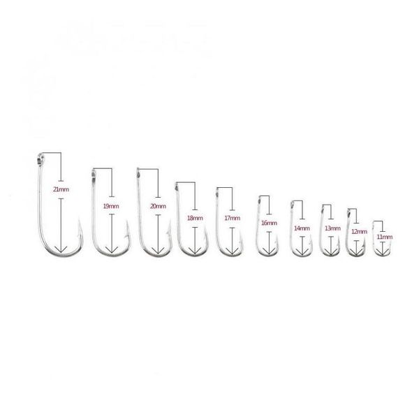 100pcs/box fish hook high carbon steel barbed 3#-12# 10 series in fly fishing hook worm pond fishing bait holder jig ho jllkin
100pcs/box fish hook high carbon steel barbed 3#-12# 10 series in fly fishing hook worm pond fishing bait holder jig ho jllkin