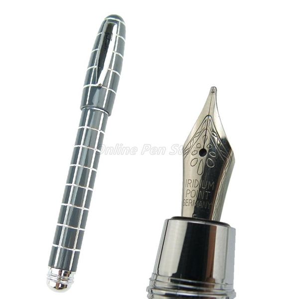 fountain pens fuliwen 2062 gray metal tiny squares short pocket portable fine nib pen professional stationery writing tool gift
fountain pens fuliwen 2062 gray metal tiny squares short pocket portable fine nib pen professional stationery writing tool gift