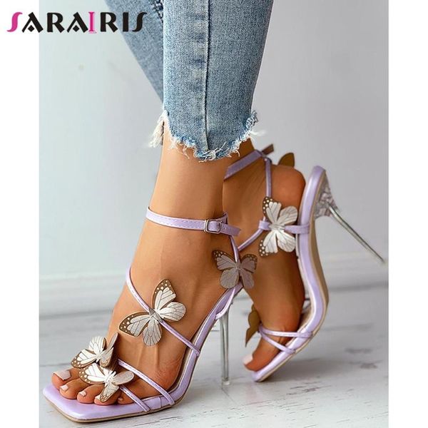 sandals sarairis brand female concises party summer butterfly women square toe thin high heels shoes woman, Black
sandals sarairis brand female concises party summer butterfly women square toe thin high heels shoes woman, Black