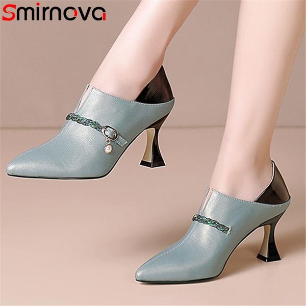 dress shoes smirnova 2021 big size 43 women pumps genuine leather pointed toe buckle spring summer elegant party wedding woman, Black
dress shoes smirnova 2021 big size 43 women pumps genuine leather pointed toe buckle spring summer elegant party wedding woman, Black