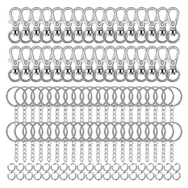 hooks & rails 195 piece swivel snap and o key rings with open jump ring, metal lobster claw clasp chain parts for craft diy
hooks & rails 195 piece swivel snap and o key rings with open jump ring, metal lobster claw clasp chain parts for craft diy