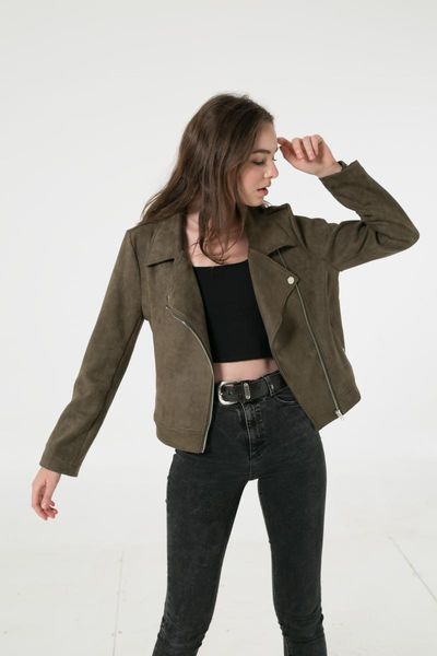 women's jackets 2021 elegant women autumn zipper basic suede jacket coat outwear black spring inventory clearance, Black;brown
women's jackets 2021 elegant women autumn zipper basic suede jacket coat outwear black spring inventory clearance, Black;brown