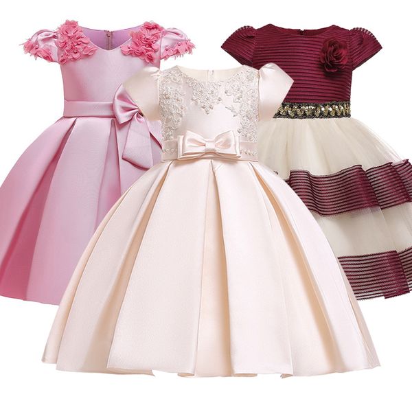 Girl Pageant Prom Gown Embroidery Lace Kids Evening Party Dress for Wedding Girl Dresses First Communion Dress Bow Tulle
Girl Pageant Prom Gown Embroidery Lace Kids Evening Party Dress for Wedding Girl Dresses First Communion Dress Bow Tulle