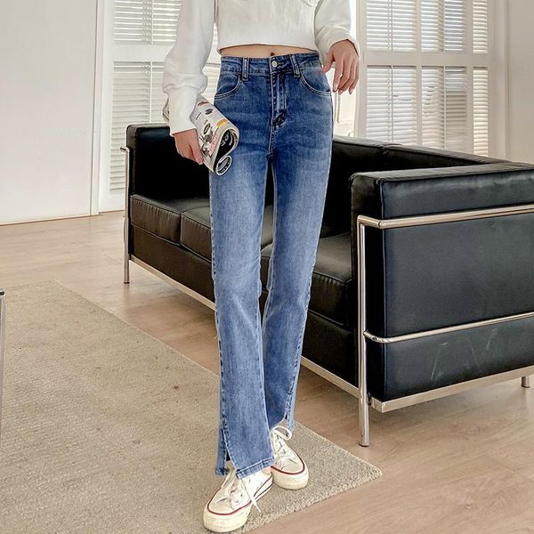 women's jeans tongsihai women ladies fashion high waisted straight denim pants girls students casual stretch cotton vaqueros mujer, Blue
women's jeans tongsihai women ladies fashion high waisted straight denim pants girls students casual stretch cotton vaqueros mujer, Blue