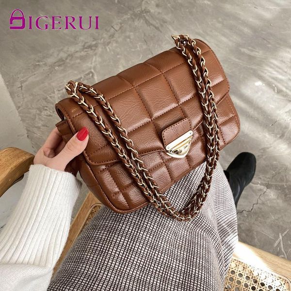 cross body digerui 2021 fashion trending pu leather women's designer handbag and purses chain lattice square shoulder crossbody bag
cross body digerui 2021 fashion trending pu leather women's designer handbag and purses chain lattice square shoulder crossbody bag