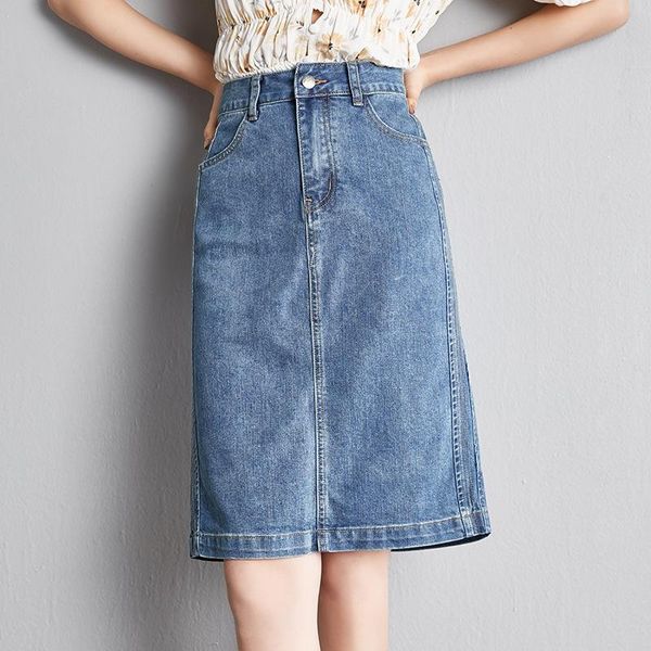 skirts women's vintage denim mini skirt solid natural waist straight above knee office lady classic spring summer 2021, Black
skirts women's vintage denim mini skirt solid natural waist straight above knee office lady classic spring summer 2021, Black