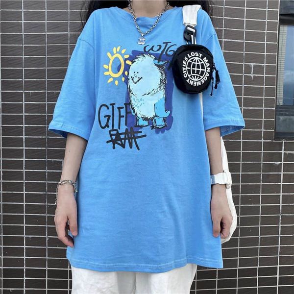 summer printed short korean students loose wild harajuku bf shirt in long sleeves y3is, White
summer printed short korean students loose wild harajuku bf shirt in long sleeves y3is, White