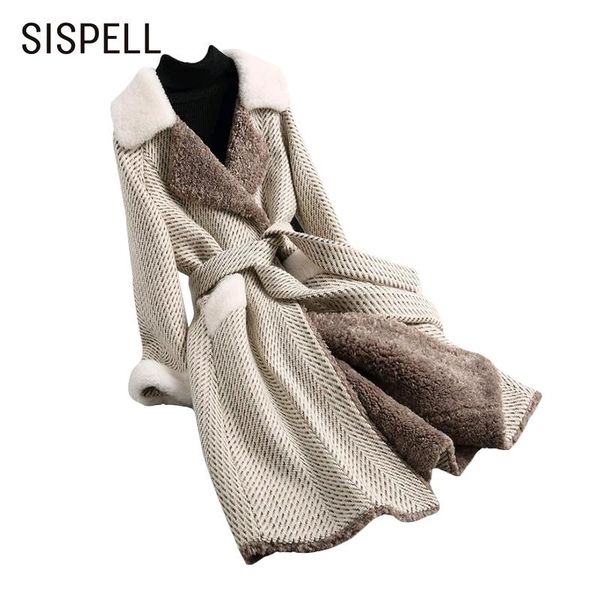 women's wool & blends sispell vintage tweed coat for women lapel long sleeve loose patchwork lace up fur winter trench female 2021 fash, Black
women's wool & blends sispell vintage tweed coat for women lapel long sleeve loose patchwork lace up fur winter trench female 2021 fash, Black