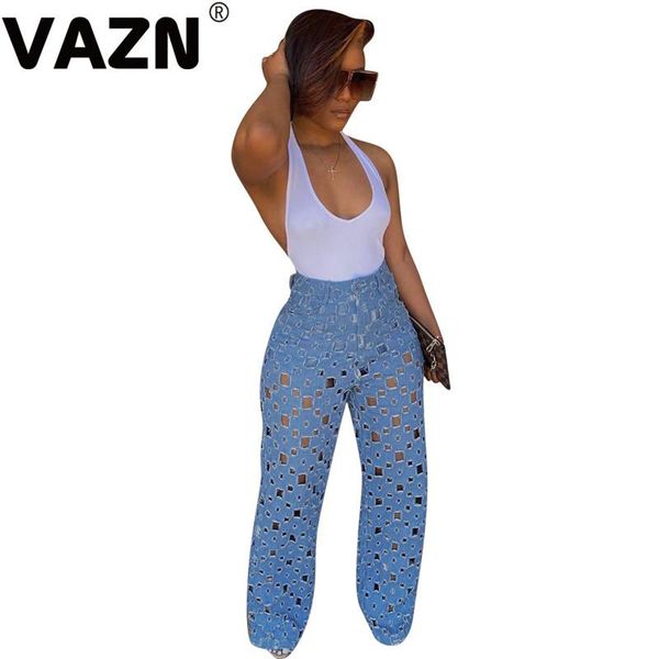 women's jeans vazn 2021 list high-end novelty hollow out elegant young fashion high waist women long denim slim wide leg eans pants, Blue
women's jeans vazn 2021 list high-end novelty hollow out elegant young fashion high waist women long denim slim wide leg eans pants, Blue