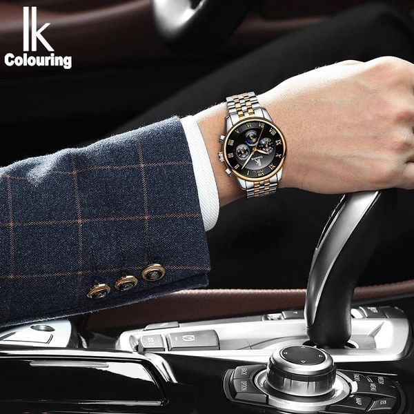 wristwatches reloj hombre ik mens watches brands luxury automatic mechanical watch men full steel business waterproof sport, Slivery;brown
wristwatches reloj hombre ik mens watches brands luxury automatic mechanical watch men full steel business waterproof sport, Slivery;brown