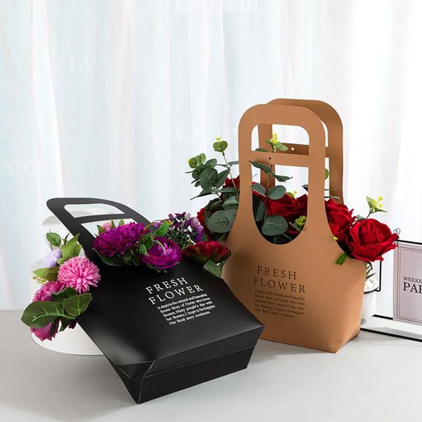 flower paper boxes with handhold kraft paper bags bouquet florist gift packing boxes for valentine's day flowers packaging decor
flower paper boxes with handhold kraft paper bags bouquet florist gift packing boxes for valentine's day flowers packaging decor