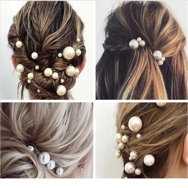 fashion women simulated pearl hairpins metal barrette clip wedding bridal tiara hair accessories wedding hairstyle desi qylgup, Silver
fashion women simulated pearl hairpins metal barrette clip wedding bridal tiara hair accessories wedding hairstyle desi qylgup, Silver