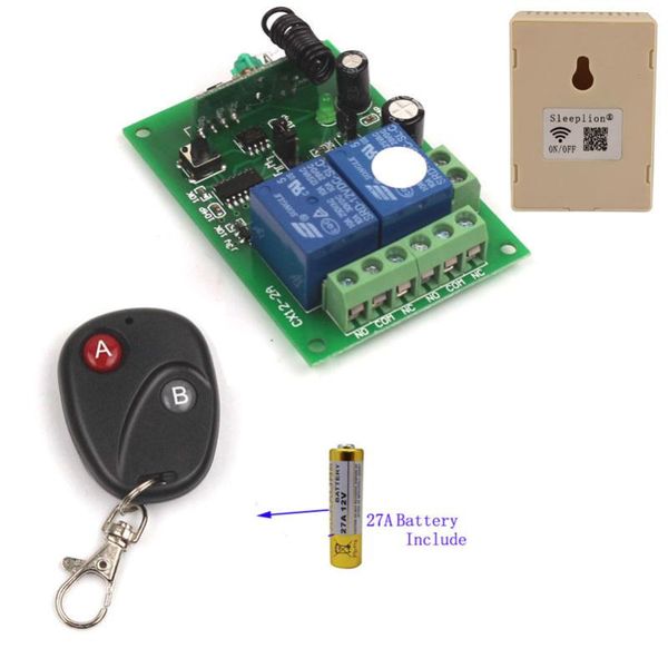 smart home control sleeplion 12v 2ch rf wireless remote relay on off 10a transceiver+receiver 315mhz/433mhz learn code
smart home control sleeplion 12v 2ch rf wireless remote relay on off 10a transceiver+receiver 315mhz/433mhz learn code
