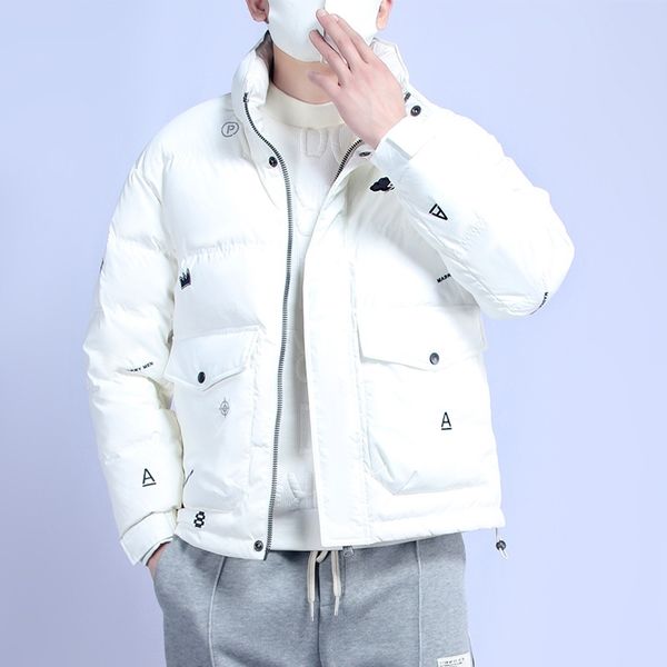 2021 new white duck down printed down jacket men's fashion brand korean casual thickened jacket cotton jacket men's wear, Black
2021 new white duck down printed down jacket men's fashion brand korean casual thickened jacket cotton jacket men's wear, Black
