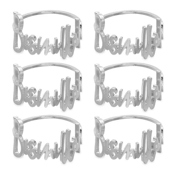 napkin rings style letters kitchen party el towel holder alloy metal buckle for wedding dinner table decoration
napkin rings style letters kitchen party el towel holder alloy metal buckle for wedding dinner table decoration