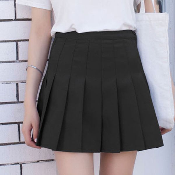 ulzzang 2021 new harajuku high waist mini skirt plied korean schoolgirl streetwear plus size women's skirts summer qa0i, Black
ulzzang 2021 new harajuku high waist mini skirt plied korean schoolgirl streetwear plus size women's skirts summer qa0i, Black