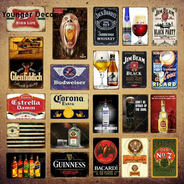classic wine whiskey metal signs estrella damm beer plaque vintage bar pub club man cave wall decor black party poster yi-071
classic wine whiskey metal signs estrella damm beer plaque vintage bar pub club man cave wall decor black party poster yi-071