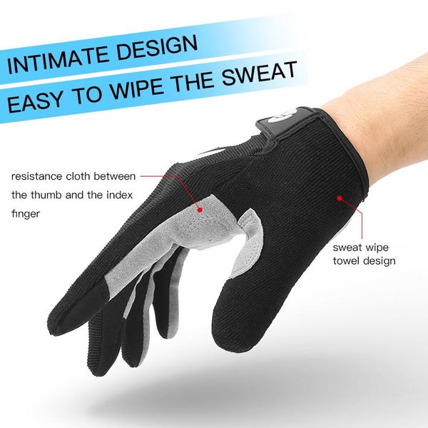 cycling gloves summer bicycle full finger bike absorbing sweat for men and women riding outdoor sports protector, Black
cycling gloves summer bicycle full finger bike absorbing sweat for men and women riding outdoor sports protector, Black