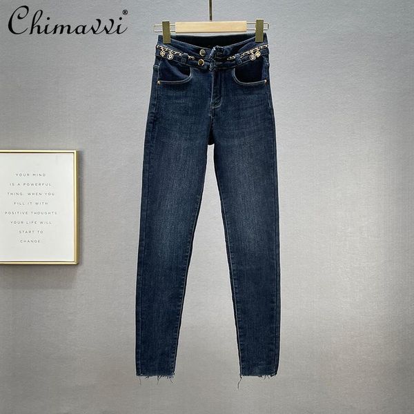 women's jeans european thin fleece denim pants women 2021 winter high waist slimming cotton elastic dark blue slim fit skinny
women's jeans european thin fleece denim pants women 2021 winter high waist slimming cotton elastic dark blue slim fit skinny