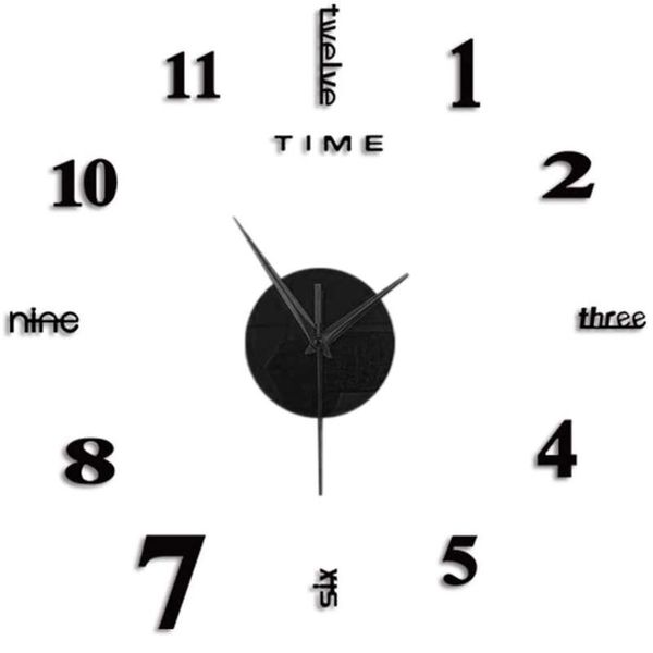 modern diy 3d mirror surface large number wall clock sticker home office decor living room art design 100*100cm clocks
modern diy 3d mirror surface large number wall clock sticker home office decor living room art design 100*100cm clocks