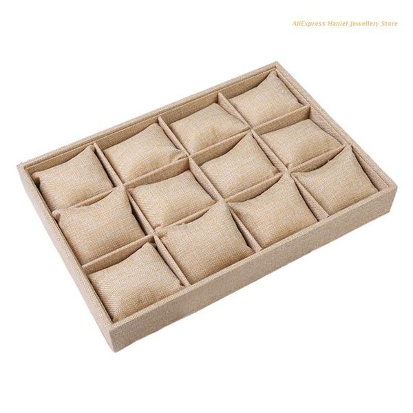 watch boxes & cases jewelry tray organizer bracelet display showcase 12 grid pillows without lid storage holder gifts dropship, Black;blue
watch boxes & cases jewelry tray organizer bracelet display showcase 12 grid pillows without lid storage holder gifts dropship, Black;blue
