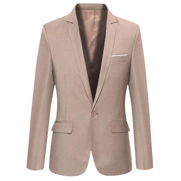men's suits & blazers slim suit jacket fashion man's wedding casual business, White;black
men's suits & blazers slim suit jacket fashion man's wedding casual business, White;black