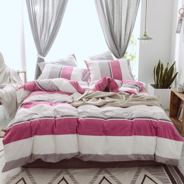 bedding sets striped washed cotton luxury fashion set king size duvet cover 4pcs pillowcase bedsheet
bedding sets striped washed cotton luxury fashion set king size duvet cover 4pcs pillowcase bedsheet