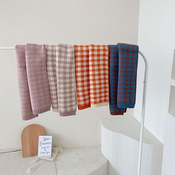 children's knitted south korea's same color matching check men's women's trendy baby's autumn and winter warm wool, Blue;gray
children's knitted south korea's same color matching check men's women's trendy baby's autumn and winter warm wool, Blue;gray