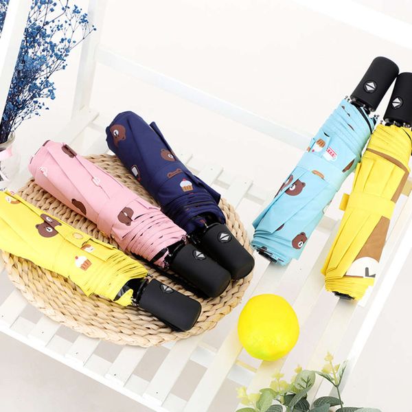 automatic umbrella bear three fold black glue sunscreen manual folding sunshade advertising
automatic umbrella bear three fold black glue sunscreen manual folding sunshade advertising
