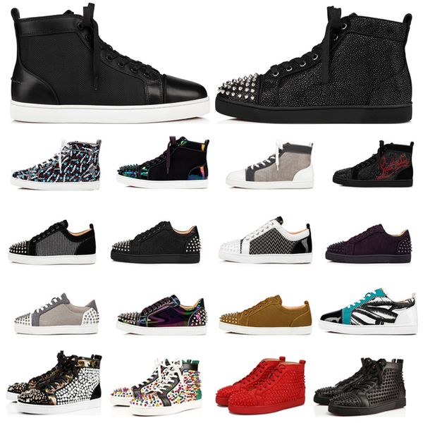 2021 luxury shoes studded spikes fashion red suede leather mens sneaker womens flat bottoms shoes party lovers size 36-48 with box, Black
2021 luxury shoes studded spikes fashion red suede leather mens sneaker womens flat bottoms shoes party lovers size 36-48 with box, Black