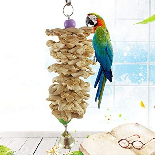 other bird supplies 1pc parrot toy wooden grass chewing bite hanging cage swing climb chew toys with bell natural wood christmas gifts
other bird supplies 1pc parrot toy wooden grass chewing bite hanging cage swing climb chew toys with bell natural wood christmas gifts