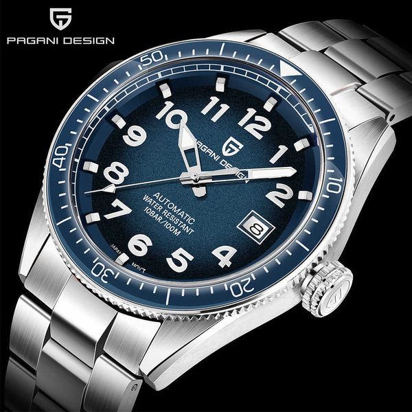 pagani design luxury sport mechanical wristwatches brand men automatic watches stainless steel waterproof watch for 210728, Slivery;brown
pagani design luxury sport mechanical wristwatches brand men automatic watches stainless steel waterproof watch for 210728, Slivery;brown