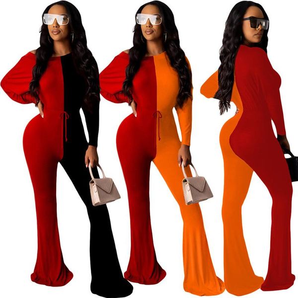 women's jumpsuits & rompers color block full length romper women jumpsuit long sleeve spring summer slim overalls lady body femme, Black;white
women's jumpsuits & rompers color block full length romper women jumpsuit long sleeve spring summer slim overalls lady body femme, Black;white