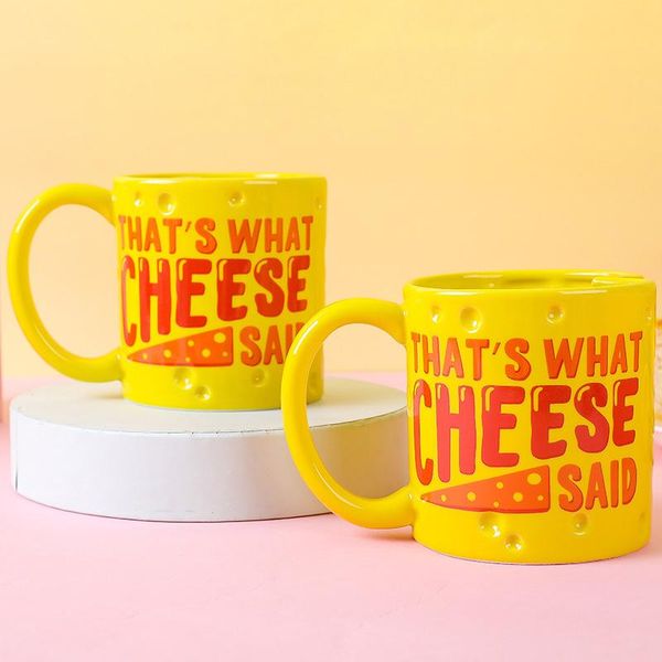 mugs 550ml cheese ceramic coffee creative water cup office art decoration crafts friends gift wine tumbler
mugs 550ml cheese ceramic coffee creative water cup office art decoration crafts friends gift wine tumbler