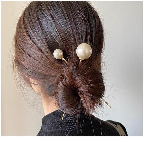 new simple pearl bridal hairpins headpiece for women prom hair sticks wedding bride hair jewelry acc jllmgy, Silver
new simple pearl bridal hairpins headpiece for women prom hair sticks wedding bride hair jewelry acc jllmgy, Silver