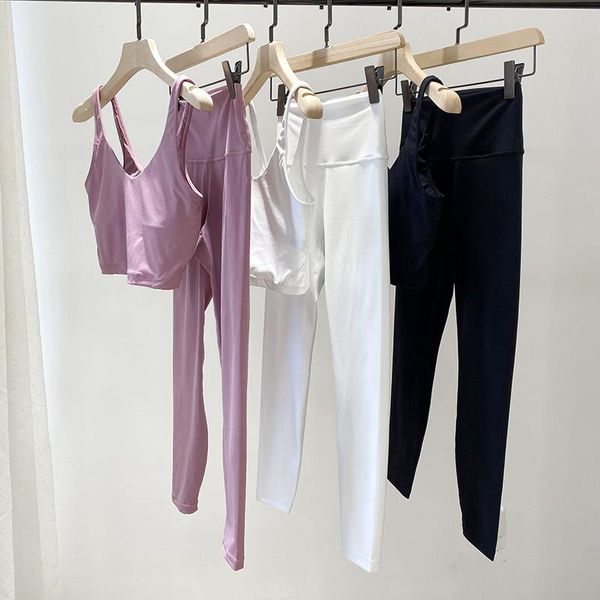 women's two piece pants brand fashion women highluxury wicking breathable sports vest + yoga two-piece suit set, White
women's two piece pants brand fashion women highluxury wicking breathable sports vest + yoga two-piece suit set, White