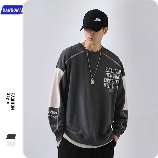 autumn sweater stitched loose pullover trendy print, Black
autumn sweater stitched loose pullover trendy print, Black