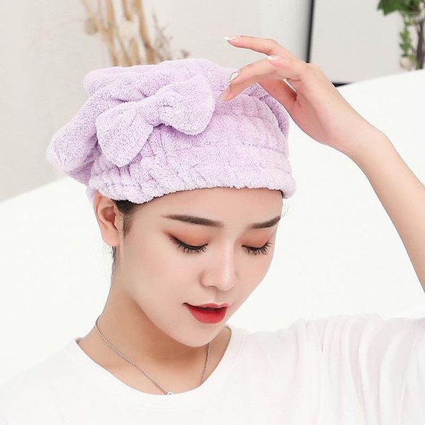 towel ladies quick-drying hair cap coral fleece pure color absorbent dry headwear spa shower head with bow
towel ladies quick-drying hair cap coral fleece pure color absorbent dry headwear spa shower head with bow