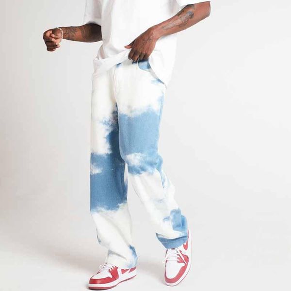 men's jeans trend oversize hip hop baggy men wide pants 2021 korean fashion straight loose fit punk denim trousers streetwear, Blue
men's jeans trend oversize hip hop baggy men wide pants 2021 korean fashion straight loose fit punk denim trousers streetwear, Blue