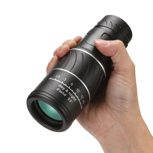 

telescope & binoculars 16 x 52 dual focus zoom optic lens monocular multi coating lenses binocular spotting scope