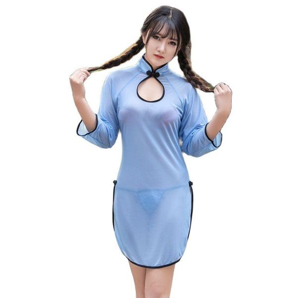 women's sleepwear women mesh see through high cut mini dress cheongsam nightdress sleep lingerie hollow nightgown f25, Black;red
women's sleepwear women mesh see through high cut mini dress cheongsam nightdress sleep lingerie hollow nightgown f25, Black;red