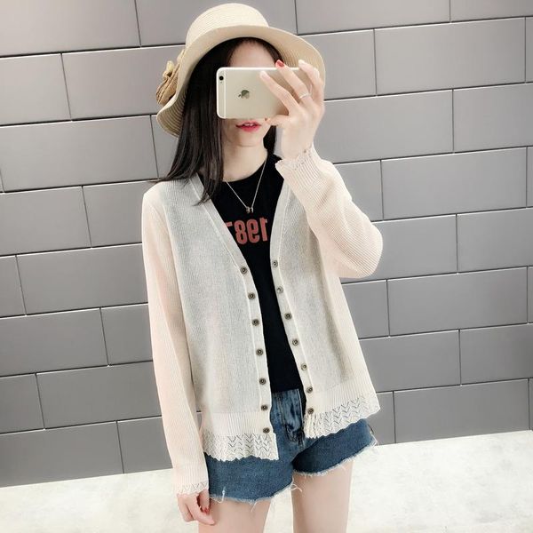 women's sweaters sun protection cardigan jacket female 2021 ice silk sweater early spring thin loose short air conditioning outside sha, White;black
women's sweaters sun protection cardigan jacket female 2021 ice silk sweater early spring thin loose short air conditioning outside sha, White;black