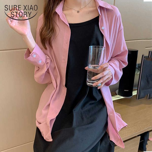 spring and summer women shirt korean style loose lazy women solid turn down collar long sleeve shirt feminine 9358 210528, White
spring and summer women shirt korean style loose lazy women solid turn down collar long sleeve shirt feminine 9358 210528, White