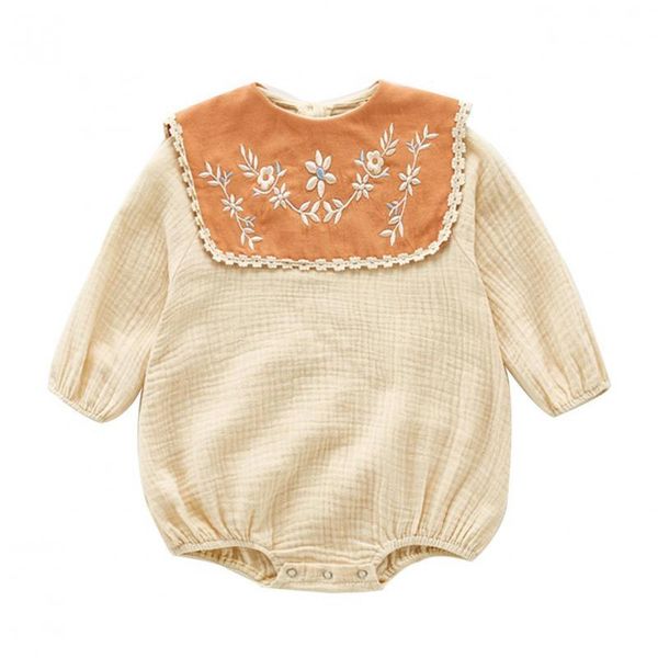 solid color autumn newborn infant baby girls linen bodysuit outfits jumpsuit embroidery flower kids bodysuits 210312, Blue
solid color autumn newborn infant baby girls linen bodysuit outfits jumpsuit embroidery flower kids bodysuits 210312, Blue