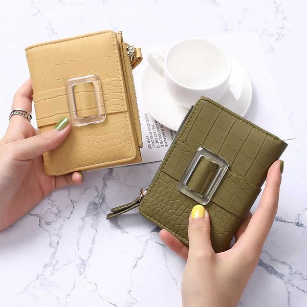 purse women's short wallet 2021 korean fashion solid color simple folding multi card zipper zero, White
purse women's short wallet 2021 korean fashion solid color simple folding multi card zipper zero, White