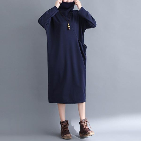 casual dresses turtleneck women plus size knitted dress 2021 autumn winter vintage korean fashion long sleeve pocket design thick, Black;gray
casual dresses turtleneck women plus size knitted dress 2021 autumn winter vintage korean fashion long sleeve pocket design thick, Black;gray