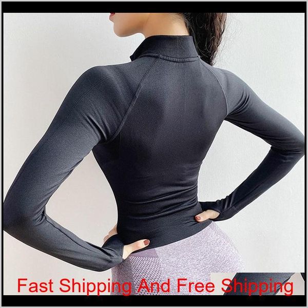 autumn seamless sport coat women running jacket long sleeve zipper fitness training jacket elastic tight gym c qylhou five2010, Black;red
autumn seamless sport coat women running jacket long sleeve zipper fitness training jacket elastic tight gym c qylhou five2010, Black;red