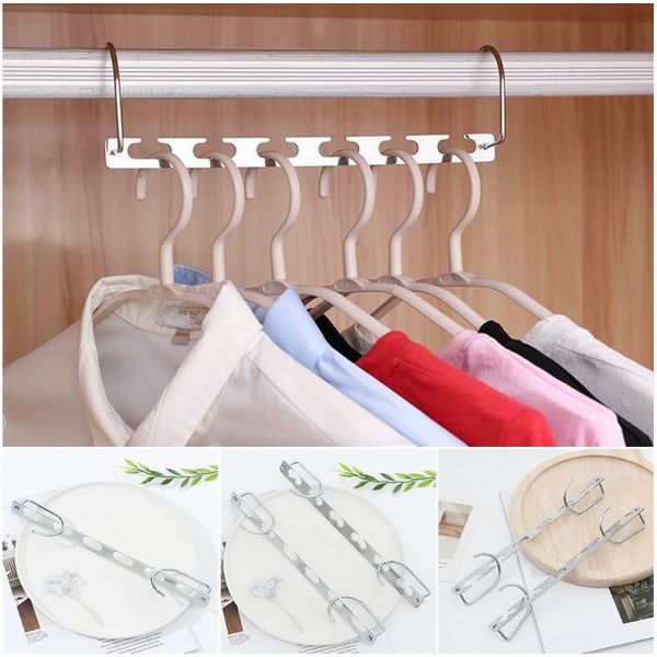 hangers & racks multi-port stainless steel magic clothes hanging chain metal clothing organizer hook rack drying save space storage
hangers & racks multi-port stainless steel magic clothes hanging chain metal clothing organizer hook rack drying save space storage